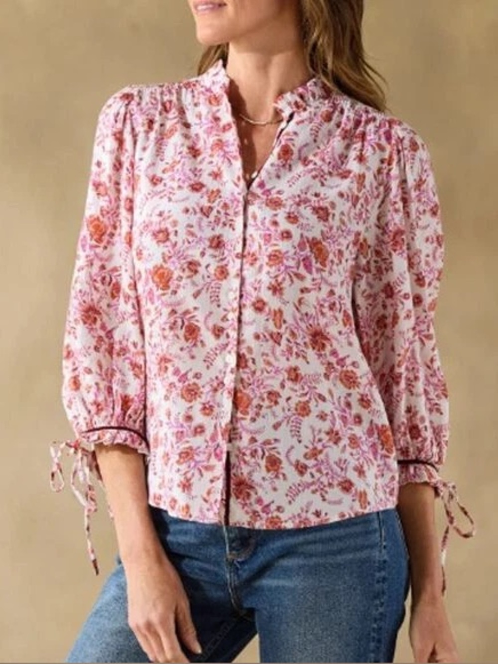 Sundance floral print blouse size‎ small